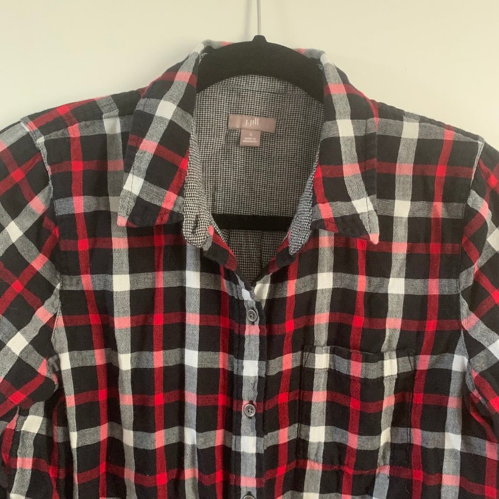 J.Jill Plaid Long Sleeve